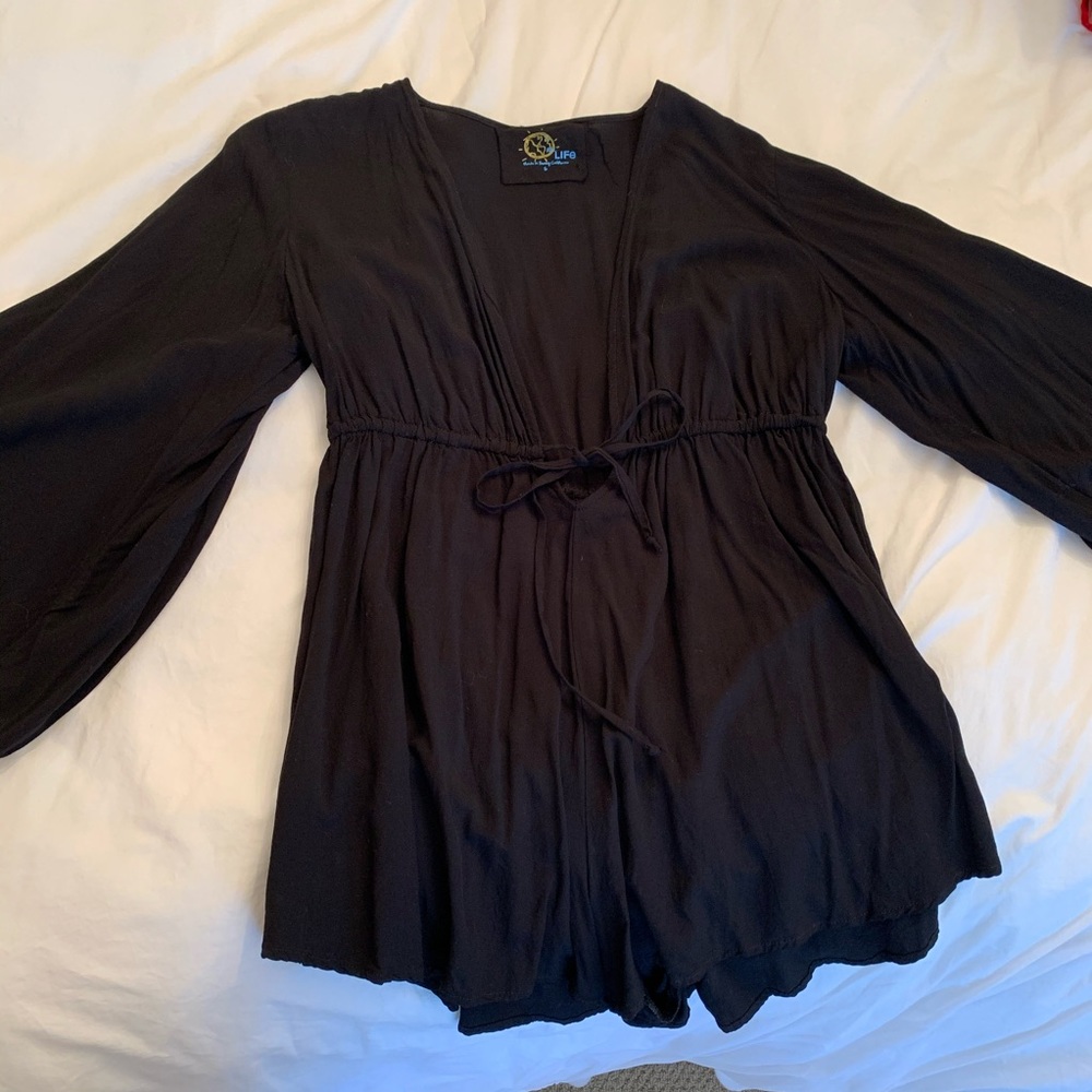 Blue Life black romper